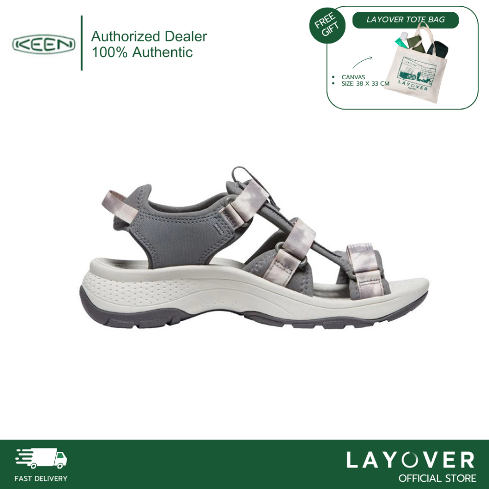 [ส่วนลด20% 20XTRA10AB] Keen Women's ASTORIA West Open Toe "Fawn/Tie dye"