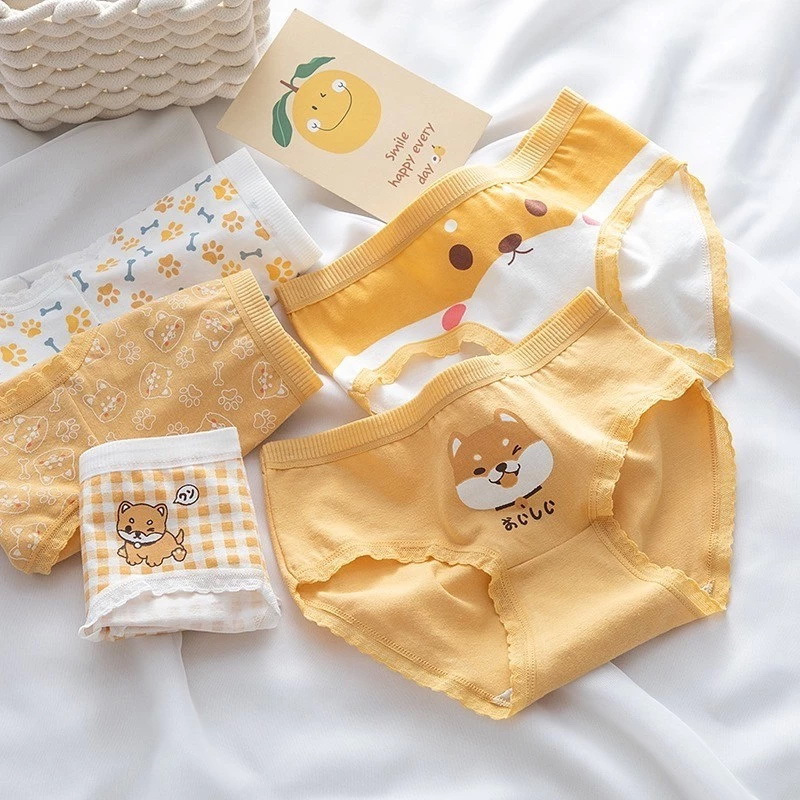 E67 กางเกงในน่ารัก เซ็ตน้องหมาชิบะ ใส่สบาย มีหลายลายให้เลือก พร้อมส่ง