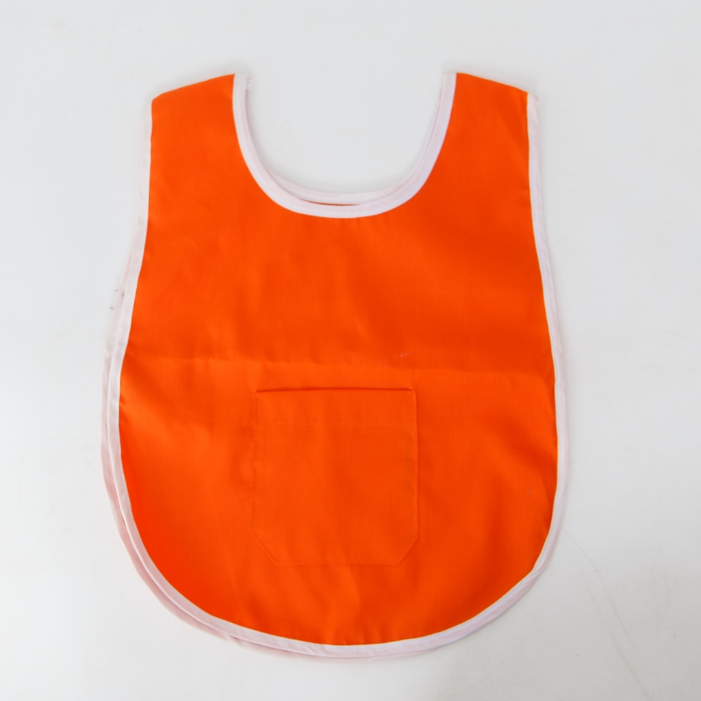 เสื้อกันเปื้อนเด็กอนุบาลผ้าโทเรพร้อมปักชื่อฟรี! สะดวก ใส่สบาย กันหลุดง่าย ราคาคุ้มค่า - รูปที่ 3