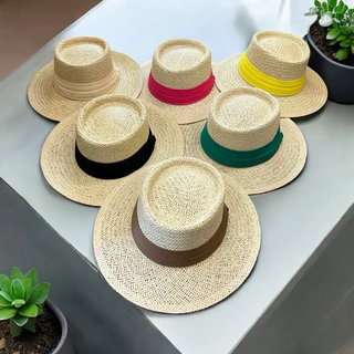 🌿HatForU🌿หมวกสานทรงเค้ก ปานามา รุ่นนี้ฮิตมากทรงสวย พร้อมส่ง
