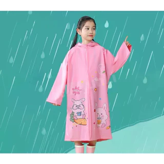 เสื้อกันฝนสำหรับเด็กการป้องกันทางสิ่งแวดล้อมและรสจืดเด็กชายและเด็กหญิงอนุบาลเด็กนักเรียนPonchoหนาป้องกันความปลอดภัย