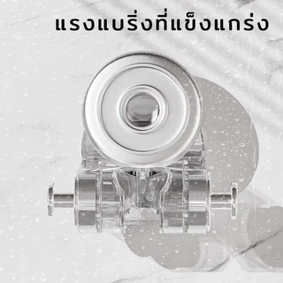 ที่ติดฝักบัว ที่แขวนฝักบัว แบบถ้วยดูดติดผนัง ที่ติดฝักบัว ไม่ต้อง เจาะ ติดง่าย Shower Holder หัวฝักบัวที่เสียบฝักบัวติดผ