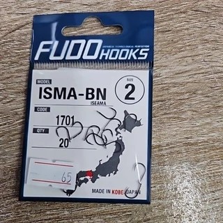 ตัวเบ็ดตกปลา ฟูโด้ FUDO รุ่น ISMA-BN 1701 อิเซม่า ตูดแบน พร้อมส่ง Made in Japan