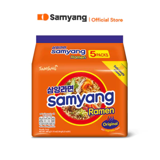 [แพ็ก 5 ซอง] Samyang Ramen ซัมยัง ราเมง เลือกรสชาติ