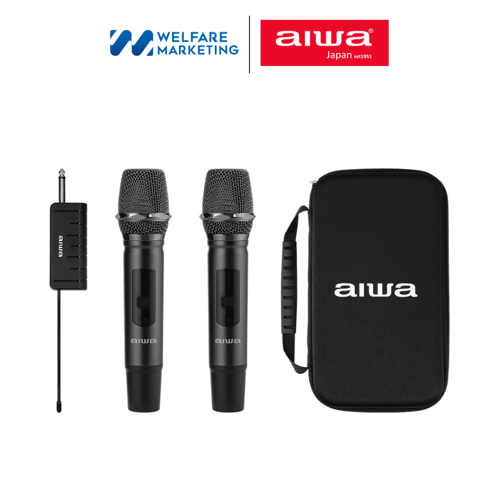 [ผ่อน 0%] MU-5N Wireless Microphone Set ไมโครโฟนไร้สาย 2 ชุด และเครื่องรับสัญญาณ