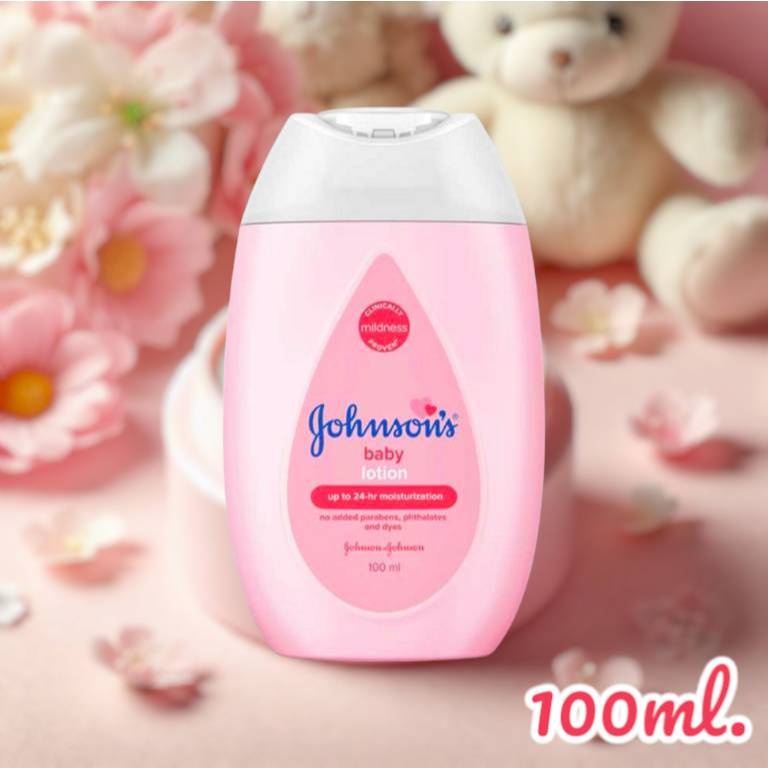 โลชั่นจอห์นสันเบบี้ 100 มล. Johnson’s Baby Lotion