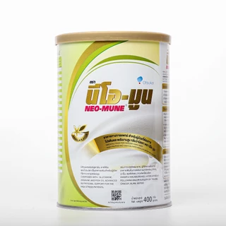 NEO-MUNE Vanilla Flavor 400 g. นีโอ-มูน กลิ่นวานิลลา 400 g. สำหรับผู้ป่วยที่ต้องการโปรตีนและพลังงานสูง จำนวน 6 กระป๋อง