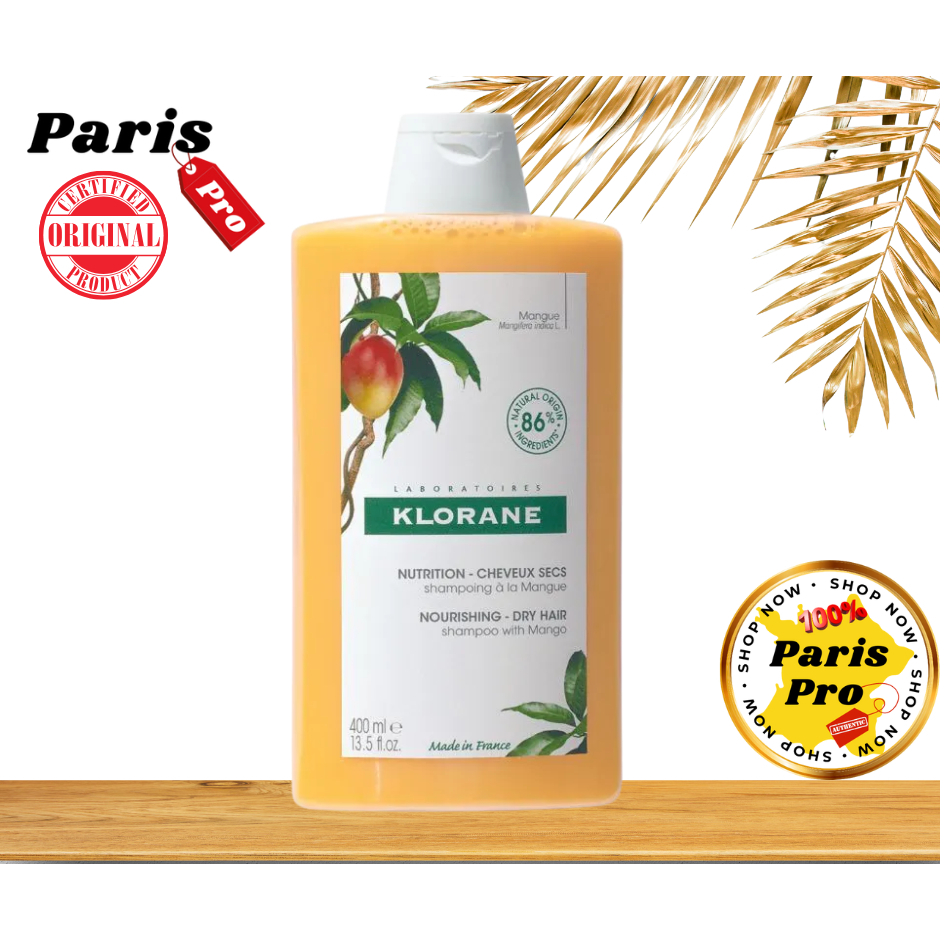 Klorane Mango Nourishing Shampoo - Dry Hair and Damaged Ends จากฝรั่งเศส # ผมแห้ง # ผมเสีย # ผมแตกปล