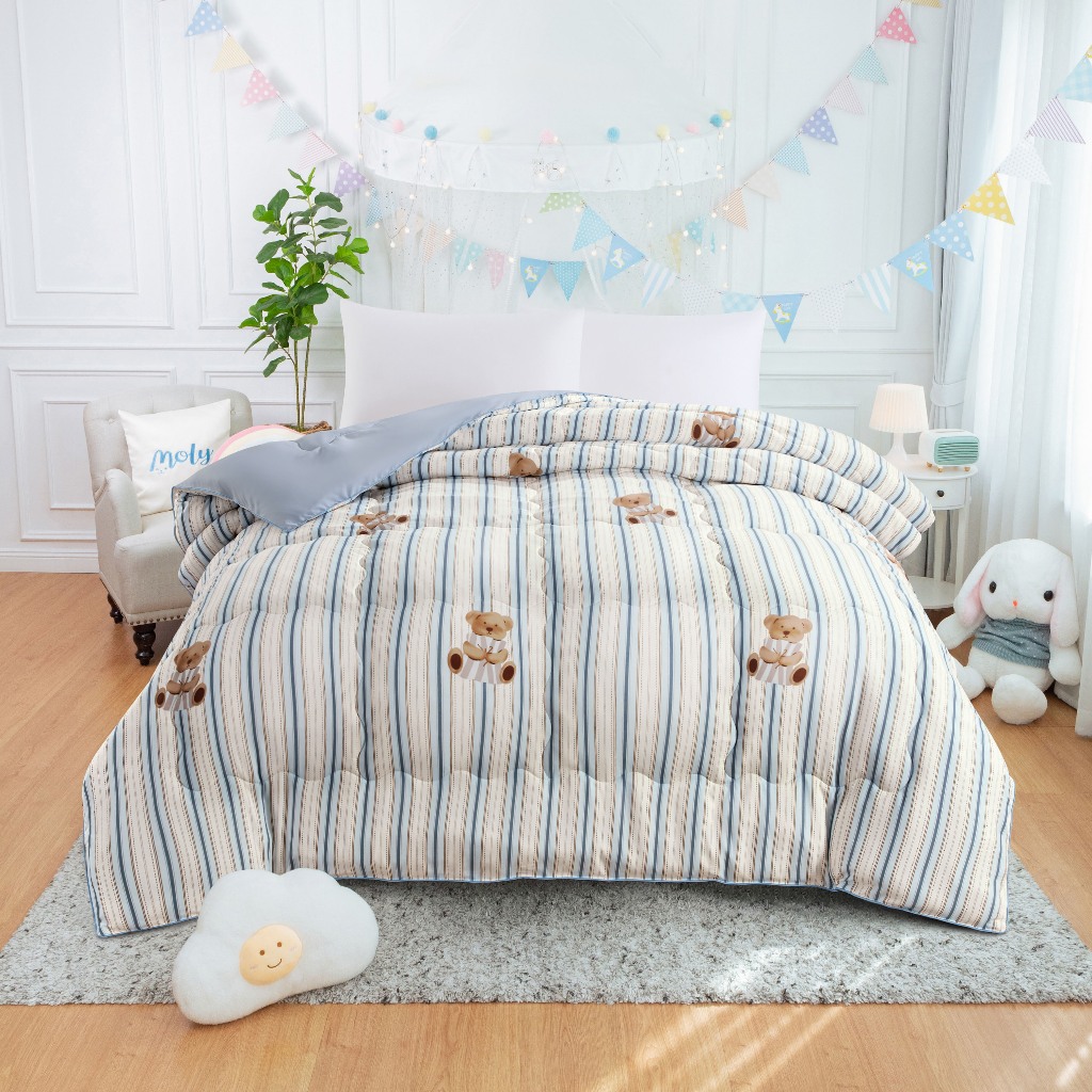 ผ้านวมหนาฟูพิเศษ ใส่ใย 4 กิโล (รุ่น Fluffy Super Soft แบรนด์ Moly โมลี่)