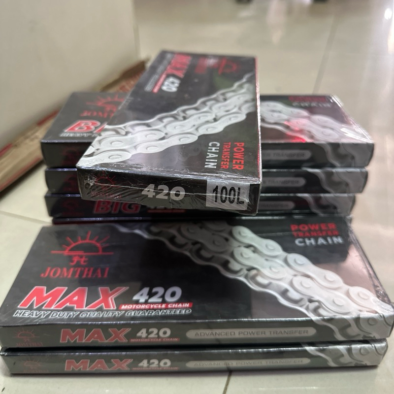 โซ่แท้ 420-100L Jomthai