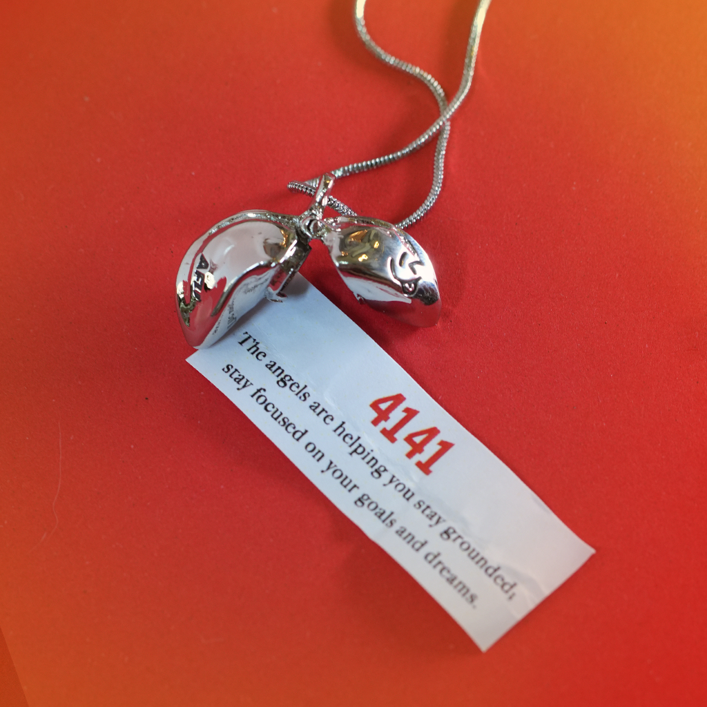 AFU.co สร้อยฟอร์จูนคุ้กกี้ พร้อมคำทำนาย FORTUNE COOKIE necklace ツ - รูปที่ 2