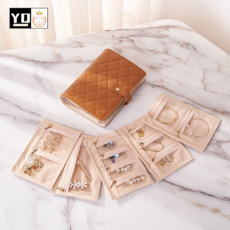 สมุดเก็บเครื่องประดับ สวย หรู พกพาง่าย  พร้อมส่งจากไทย 0904 - รูปที่ 2