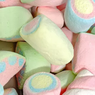 [ยกถัง] มาร์ชเมลโล่ฟรีซดราย ตัวฮิต กรอบฟู หวาน หอม กินเพลิน มาร์ชเมลโล่ snackies