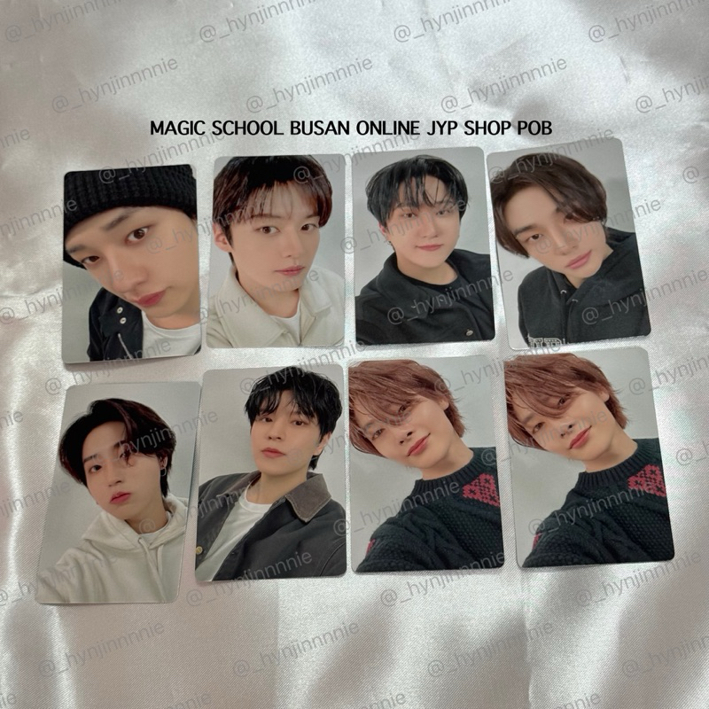 พร้อมส่ง การ์ด STRAY KIDS MAGIC SCHOOL BUSAN ONLINE JYP SHOP POB