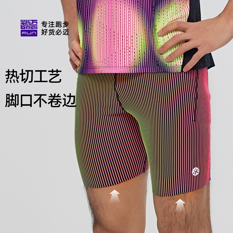 (พร้อมส่งในไทย) กางเกงรัดกล้ามเนื้อ BMAI 2025 ROTENTIAL RACING COMPRESSION SHORTS 3.5 นิ้วลายนูน