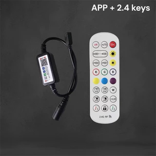 ไฟ LED RGB WS2812B 60 ดวง/M DC5V ยาว 2ม. 5ม. ยืดหยุ่น แถบไฟ Led Strip ตัวควบคุมเพลง LED บลูทูธ