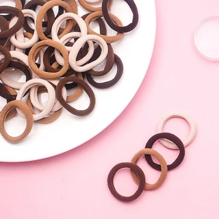 ยางรัดผมหางม้า กันลื่น ไร้รอยต่อ สไตล์เรียบง่าย 20 ชิ้น สีผสม เส้นใหญ่ สไตล์เกาหลีG3296