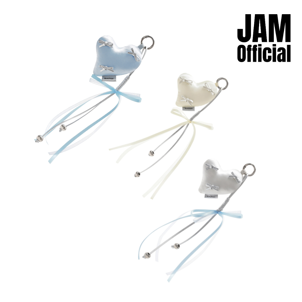 JAM | MUVA - Silky Heart Charm - ชาร์มผูกตกแต่งกระเป๋า