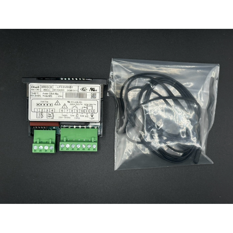 Dixell XR03CX -5N4CU , มีรีเลย์ควบคุมไฟแสงสว่าง,เทอร์โมดิจิตอลตู้แช่,เครื่องควบคุมอุณหภูมิตู้แช่