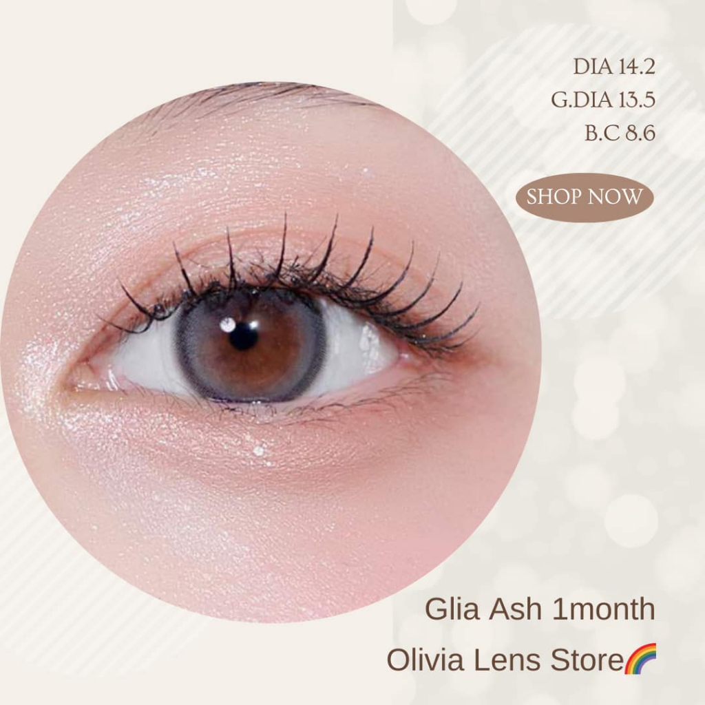myfipn Glia Ash คอนแทคเลนส์เกาหลี คอนแทคเลนส์รายเดือน