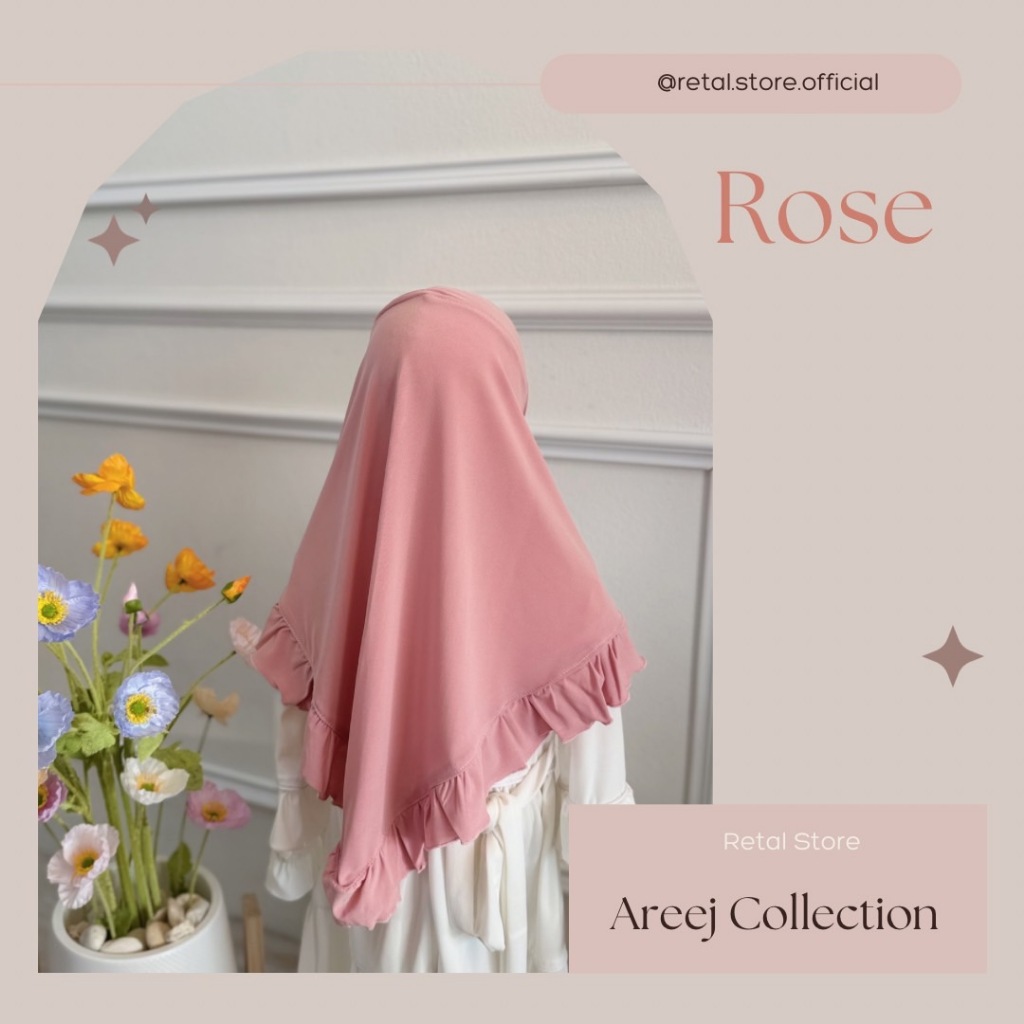 ฮิญาบเด็ก ผ้าคลุมเด็ก ทรงสามเหลี่ยม ( KIDS HIJAB Areej Collection )
