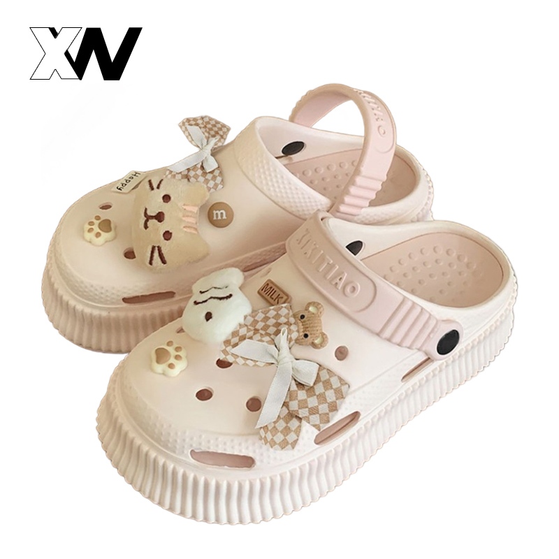 Hot Product รองเท้าแตะหัวโตสไตล์เกาหลี ของมันต้องมี ชอบก็จัดประหยัดทำไม หัวโตพร้อมอะไหล่ตกแต่งลายใหม่  กดสั่งด่วนๆๆ