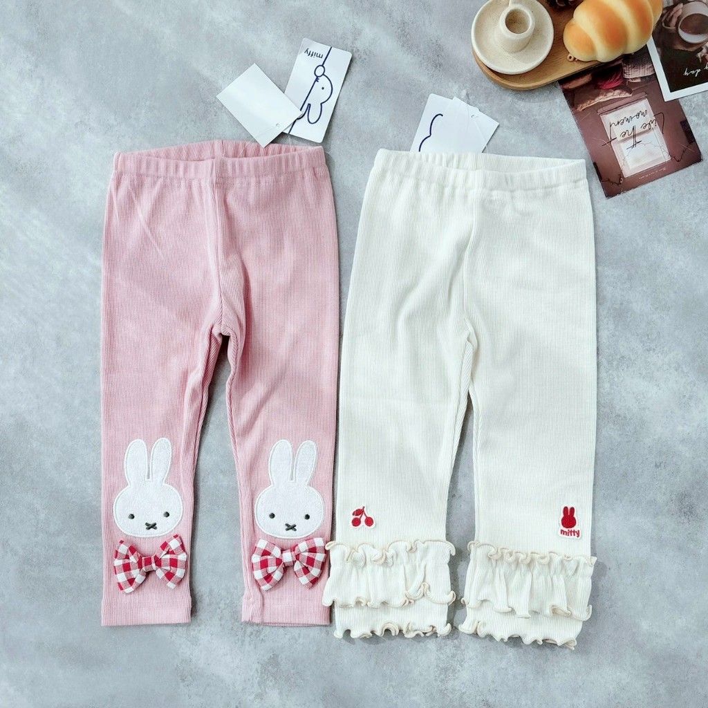 【MIFFY】แท้ 💯 กางเกงเลกกิ้งขายาวลูกสาว น่ารักสุดๆ❤️【พร้อมส่ง】✅