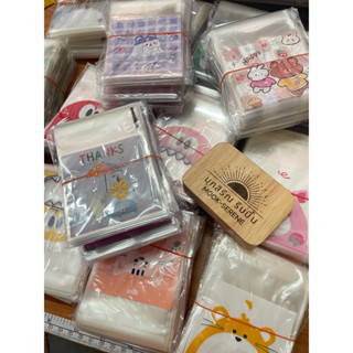 ถุงฝากาว 7x7 ซม. เลือกลายได้ ถุงคุกกี้ ร้านไทยของพร้อมส่ง