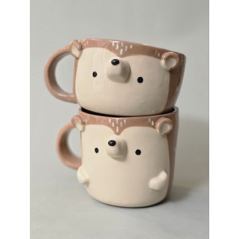 แก้วกาแฟ แก้วมัค ลายเม่น แก้วเม่น เม่น ของขวัญน่ารัก สัตว์เลี้ยง สัตว์ต่างๆ พร้อมส่ง
