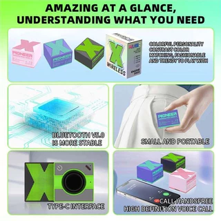 X1 Mini Bluetooth Speaker ลำโพงบลูทูธ คุณภาพเสียงเซอร์ราวด์ 360° เทคโนโลยีบลูทูธ 5.0 พกพาสะดวก