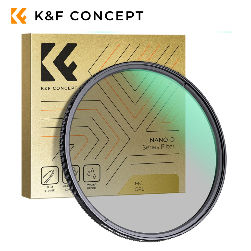 K&F CONCEPT CPL Filter 49mm CPL Lens Filter