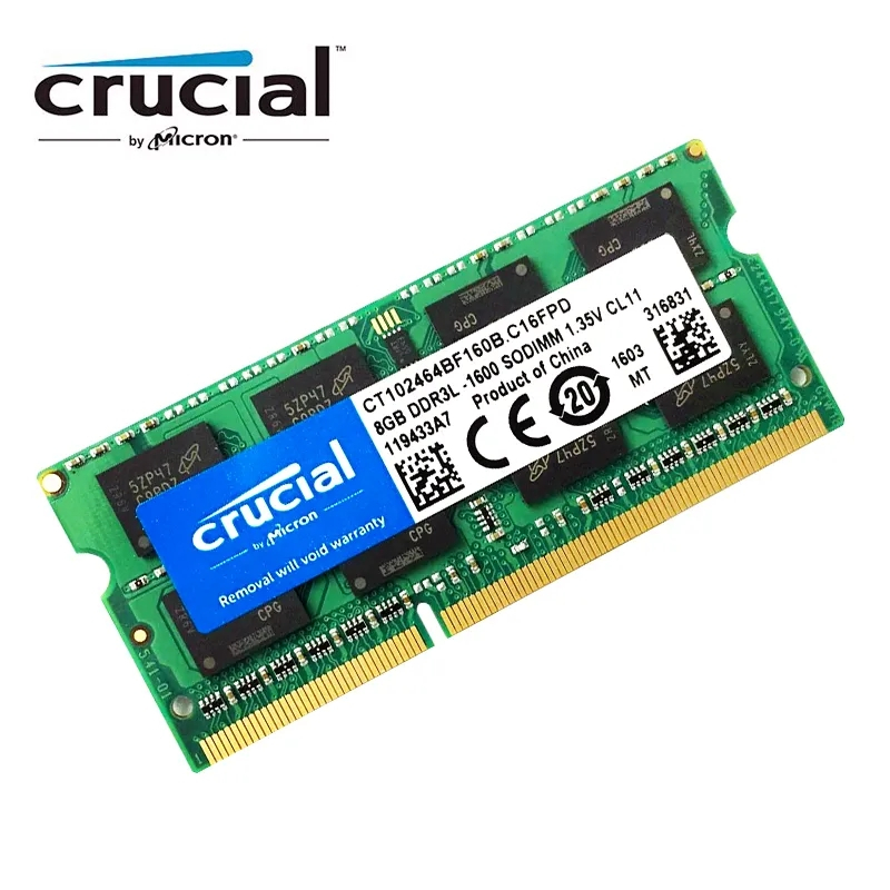 Crucial RAM DDR3 8GB Ram DDR3L 1333 1600MHz 1.5v 1.35v แล็ปท็อป ram pc3-12800 ddr3l 1.35v pc3l-12800 - รูปที่ 5