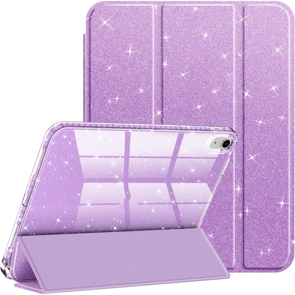 เคสาสำหรับipadสีกันกระแทกแวววาวfor Air M2/M3 11นิ้วAir4/5 10.9/ A16gen11 2025 gen10พร้อมช่องใส่ปากกา