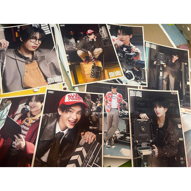 รูปสะสมวงบัสเซ็ทBOWWOWมี2เวอร์ชั่นให้สะสม1เซ็ทมี12ใบครบ12คนขนาด4x6นิ้วโดยประมาณ