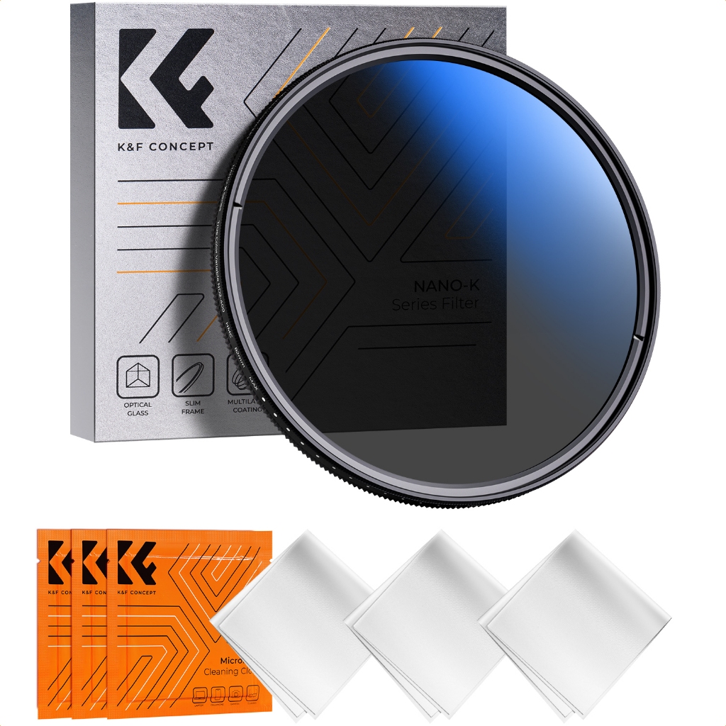 K&F CONCEPT ND Filter 82mm NDLens Filter Fixed Value ND Filter Infinitely Adjustable ND Filter