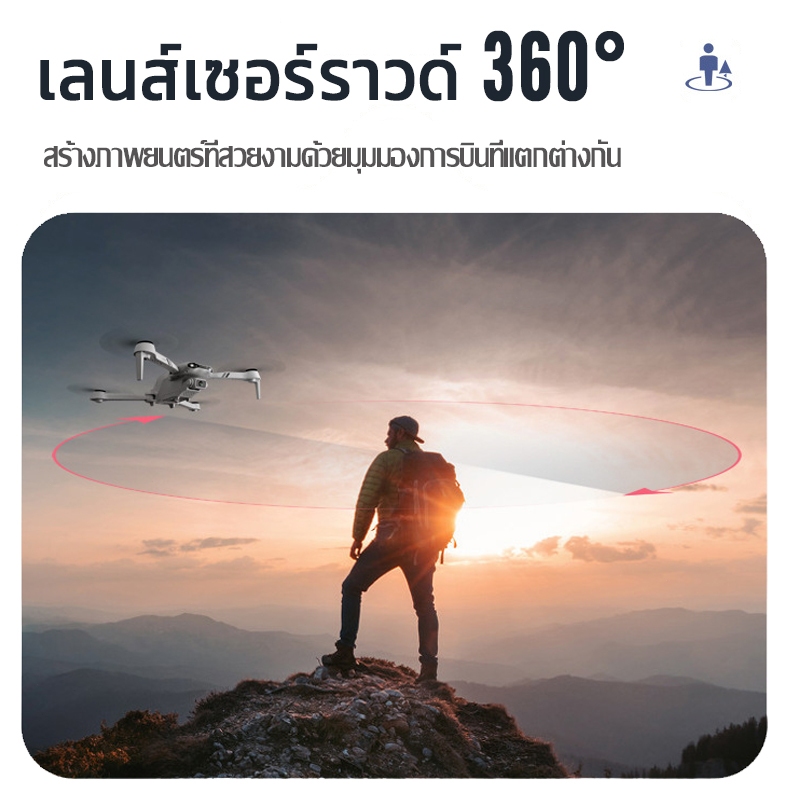 2025 โดรนระดับ (GPS/GLONASS) drone 8K การหลีกเลี่ยงสิ่งกีดขวางอัจฉริยะรอบด้าน 360°โหมดคู่ 5G WIFI 2000 เมตร ระยะการควบค