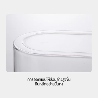 ตู้เลี้ยงปลา โปร่งใส พร้อมฝาปิด ตู้ปลาขนาดเล็ก ส่วนด้านบนสามารถใช้ปลูกดอกไม้ในน้ำได้ แหวนตกแต่งฟรี 6 สี