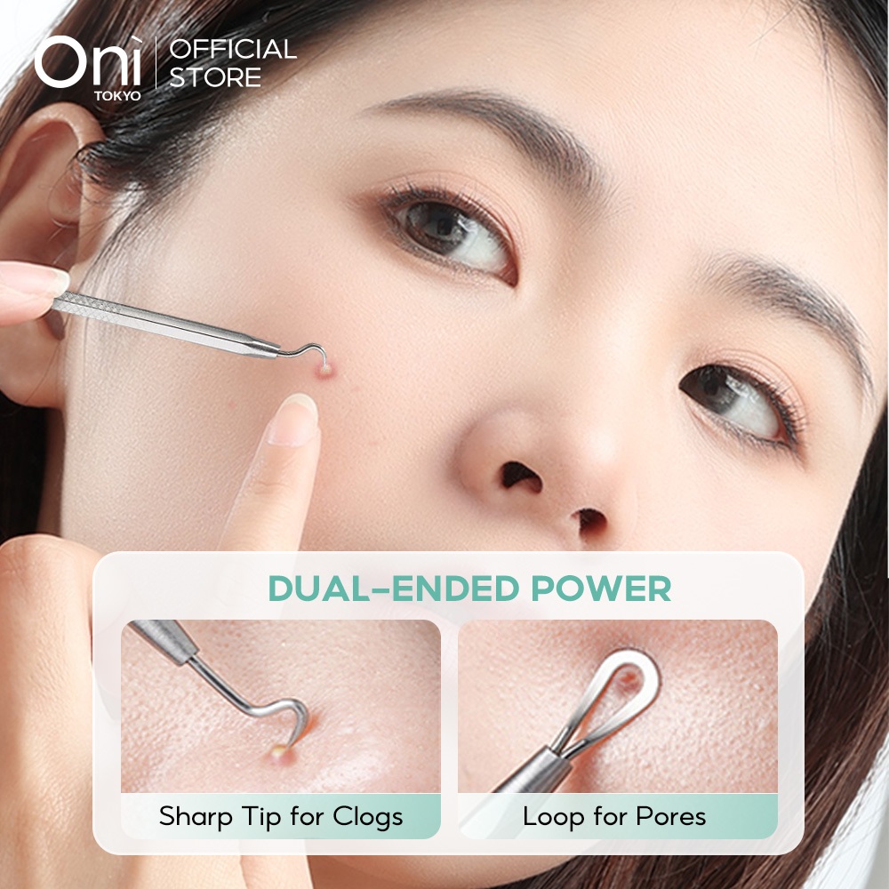 Oni Blackhead Remover Tools Pimple Popper Tool Kit, Professional Blackhead Extractor for Acne ทําควา