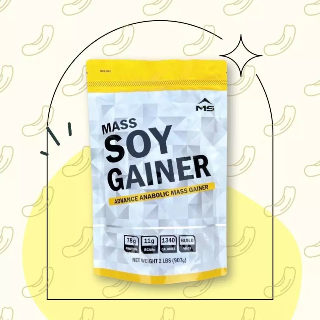 MS  MASS SOY PROTEIN GAINER ซอย โปรตีน ถั่วเหลือง  แพ้ whey ทานได้ โปรตีนพืช รส ช้อกโกแลต thumbnail 5