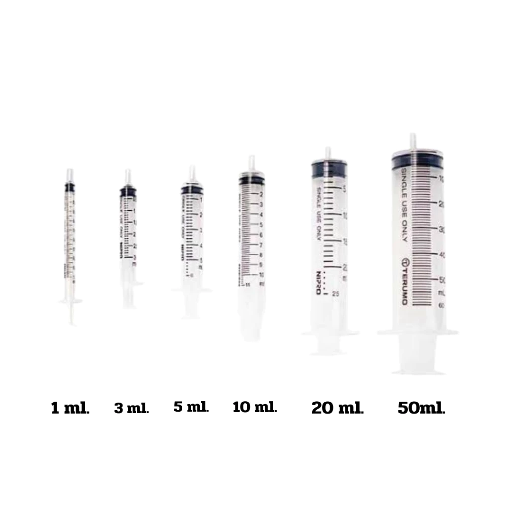 นิโปร ไซริงค์ กระบอกฉีดยา Nipro Syringe 3มล./5มล./10มล./20มล. 1 ชิ้น