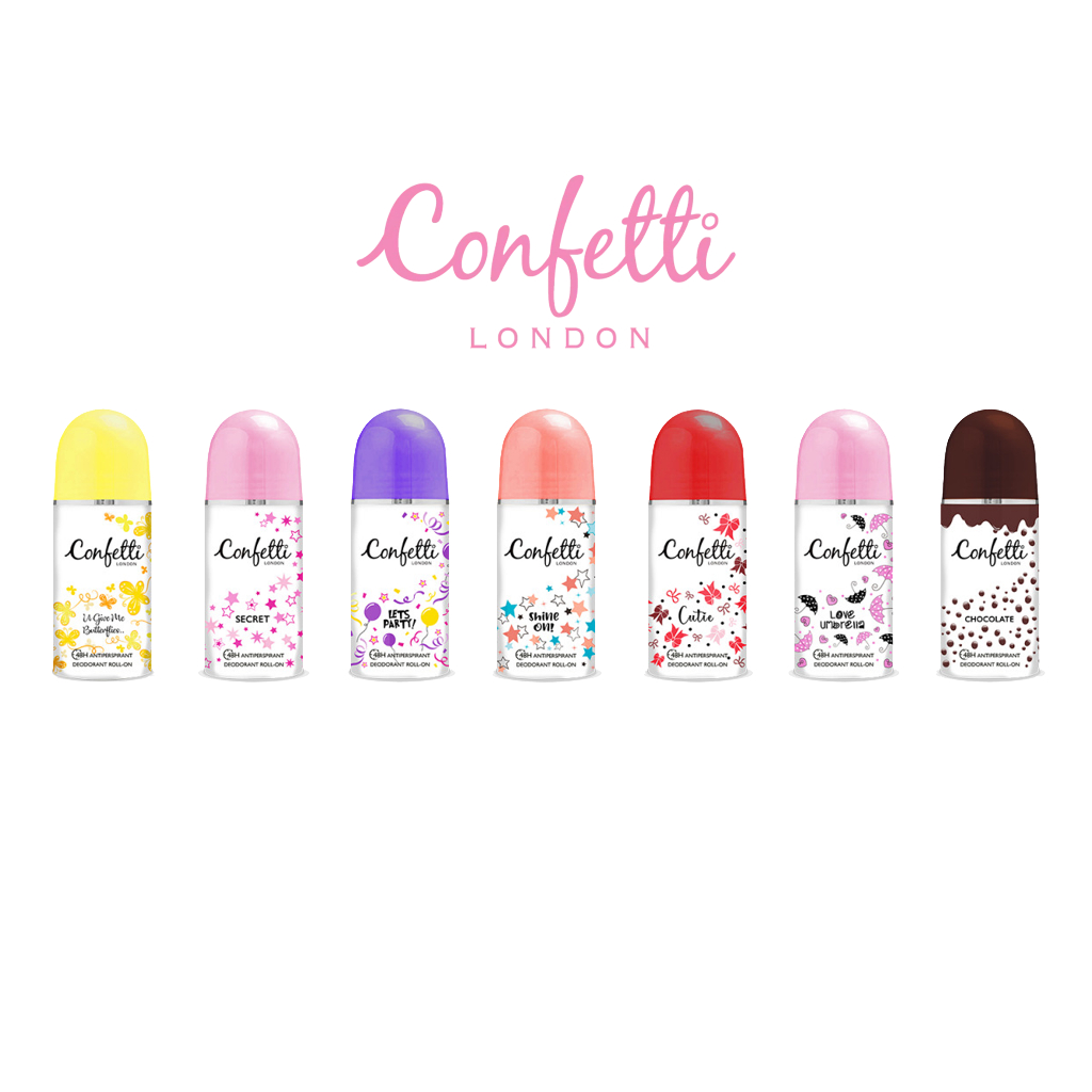 All Confetti London - Roll On 50ml / รวม คอนเฟตติ ลอนดอน - โรลออน 50มล.
