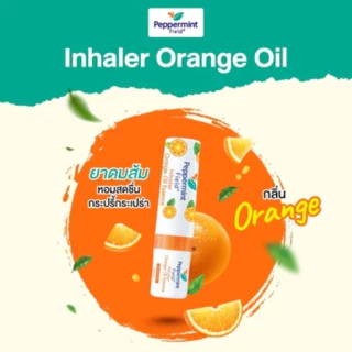Peppermint Field Inhaler Orange Oil ยาดมเป๊ปเปอร์มิ้นท์ ฟิลด์ กลิ่นส้ม จำนวน 3 ชิ้น