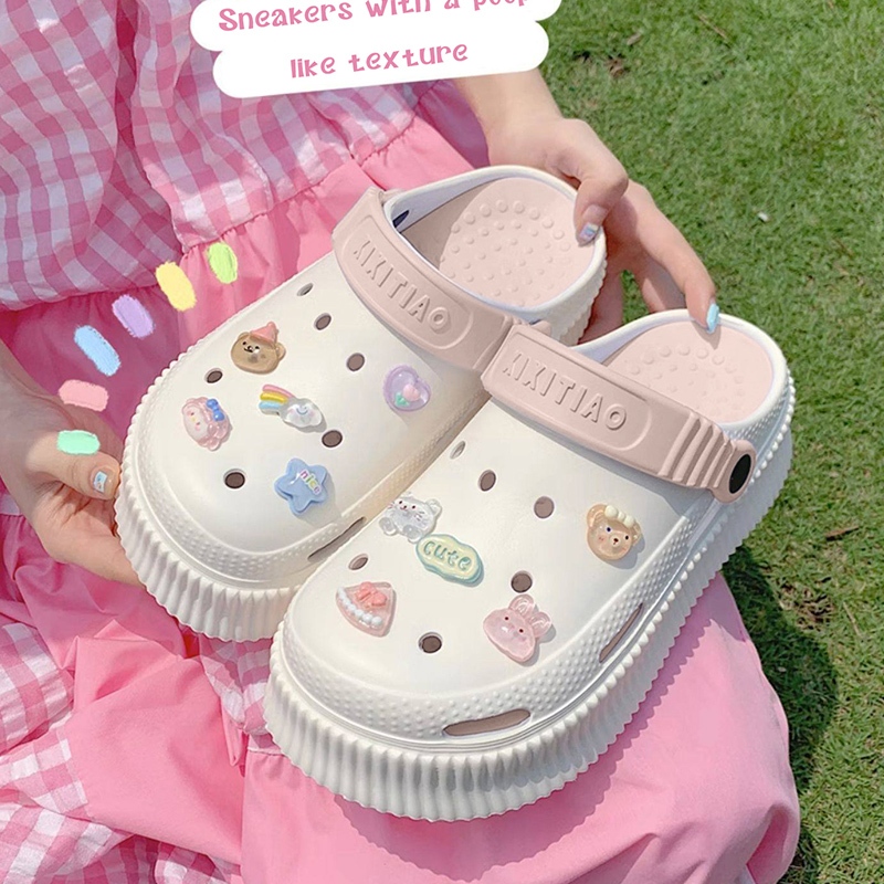 Beemory พิกัดของดีราคาไม่แพง รองเท้าหัวโตแฟชั่นรุ่นนี้บอกเลยว่าต้องมี งานสีทูโทนสุดแจ่ม มีให้เลือกถึง 6 สีแบบจุกๆ กันน