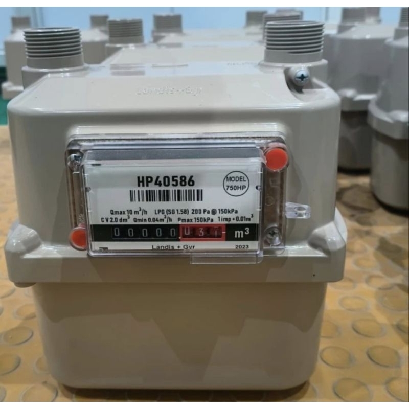 มิเตอร์แก๊ส Gas Meter Landis+Gyr รุ่น 750HP