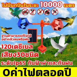ครื่องไล่นก กลางแจ้งพลังงานแสงอาทิตย์ เครื่องไล่นก ไล่นกได้ไ…