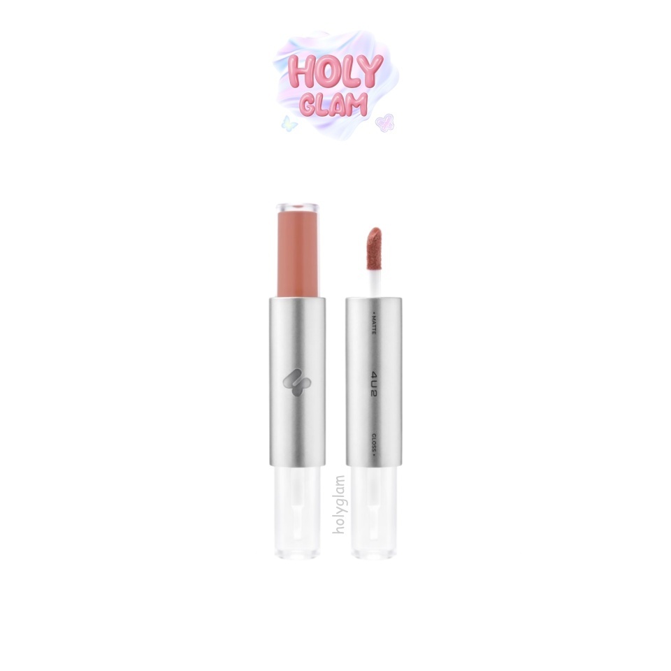 ลิป 4U2 Twogether Matte&Gloss Lip ลิปดูโอ้ ลิปกระจก เนื้อกลอส เนื้อแมท ปากฉ่ำ ฉ่ำวาว