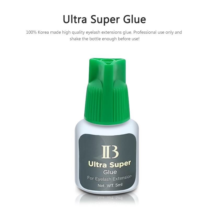 (ส่งจากไทย) IB Ultra Super ของแท้💯 ฝาเขียว กาวต่อขนตา เกาหลี กาว แห้งไว ติดทนนาน สำหรับต่อขนตา สำหรับช่าง Ibeauty ไอบี