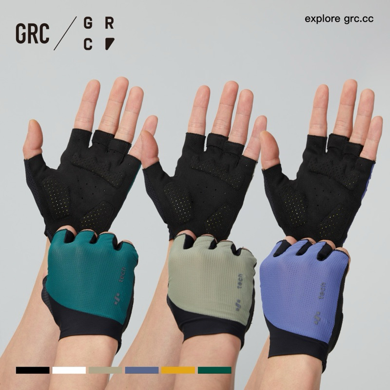 ถุงมือจักรยาน GRC Cycling Glove Half-finger MTB Road Bike ถุงมือปั่นจักรยานสำหรับผู้ชายและผู้หญิง