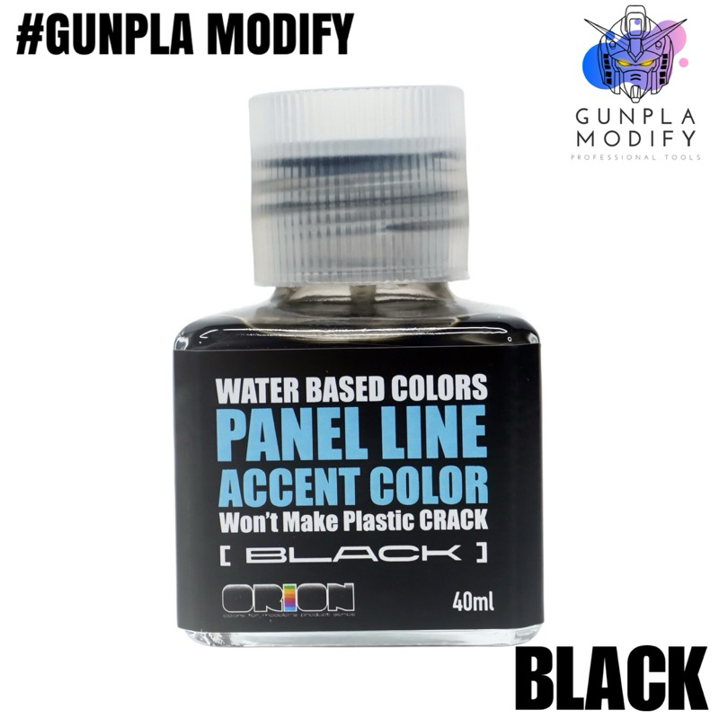 ORION Water-Based Panel Line Accent Color Black น้ำยาตัดเส้นสีดำสูตรน้ำ ขนาด 40 ml