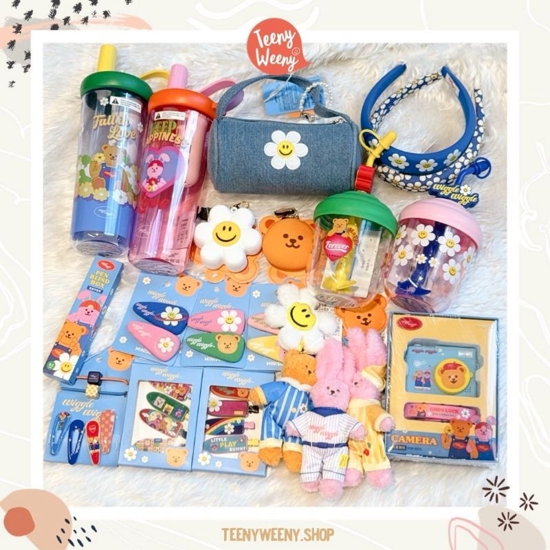 กิ๊บ/พวงกุญแจห้อยกระเป๋า Wiggle Wiggle x Miniso Keychain